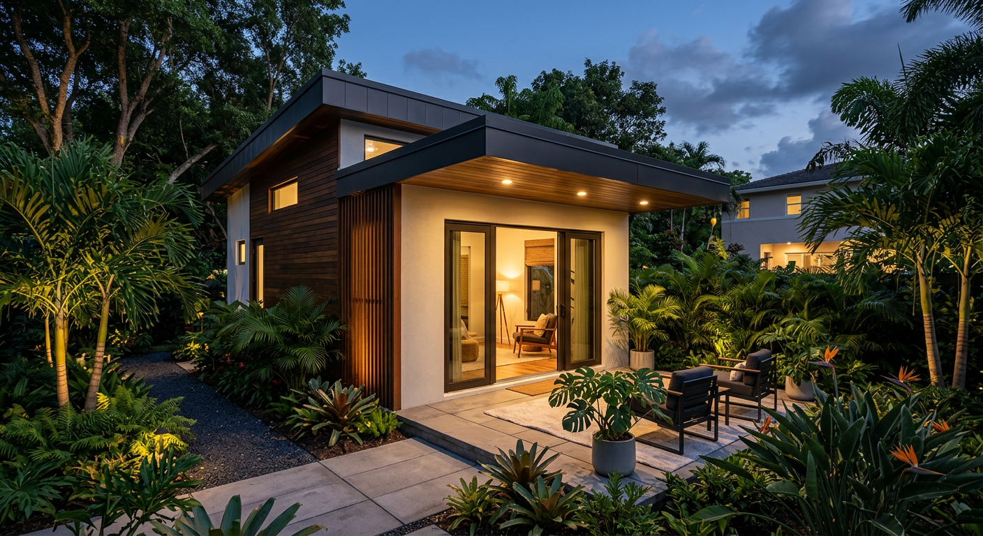ADU guest suite addition in Miami